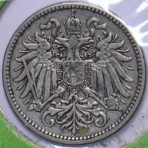 Austria 1895 10 Heller  901876 combine shipping