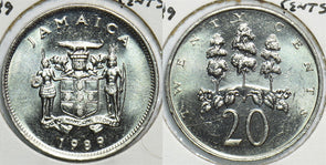 Jamaica 1989 20 Cents 904698 combine shipping