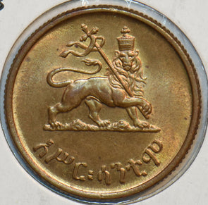 Ethiopia 1943 ~44 10 Cents Lion animal 297444 combine shipping