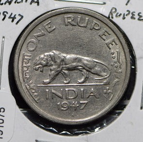 India British 1947 Rupee Lion animal 191075 combine shipping