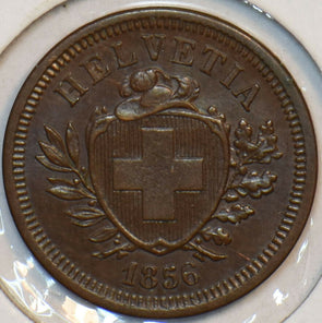 Switzerland 1956 B Rappen UNC 297522 combine shipping