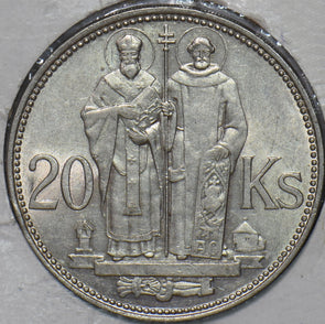 Slovakia 1941 20 Korun St. Cyril and St. Methodius 295037 combine shipping