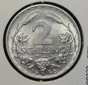 Austria 1946 2 Schilling  290332 combine shipping