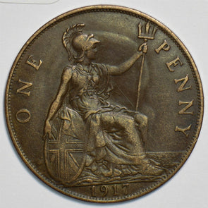 Great Britain 1917 Penny 197428 combine shipping