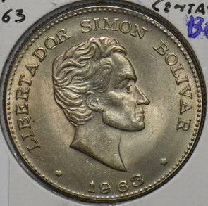 Colombia 1963 50 Centavos BU 297419 combine shipping