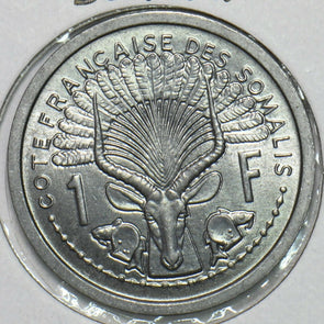 Somaliland 1959 Franc Antelope animal French 197000 combine shipping