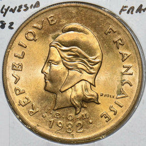French Polynesia 1982 100 Francs 196960 combine shipping
