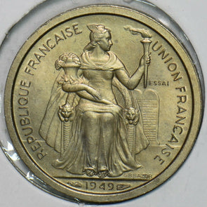 French New Caledonia 1949 Franc Bird animal 297731 combine shipping