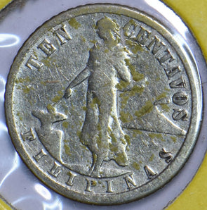 Philippines 1917 10 Centavos Eagle animal  901897 combine shipping