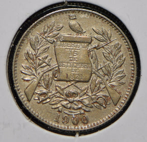 Guatemala 1900 1/2 Real Quetzal animal  291893 combine shipping