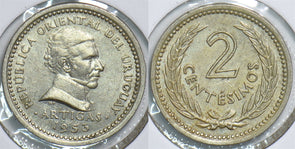 Uruguay 1953 2 Centesimos 904669 combine shipping