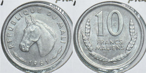 Mali 1961 10 Francs Horse animal 198364 combine shipping