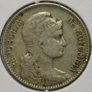 Colombia 1912 5 Pesos 152129 combine shipping