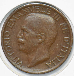 Italy 1920 10 Centesimi Honey Bee animal Vittorio Emanvele III 292980 combine sh