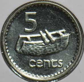 Fiji 1999 5 Cents 903661 combine shipping