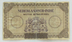 Netherland Indies 1940 2 1/2 Gulden PK#40 F, center fold torn RC0446 combine shi