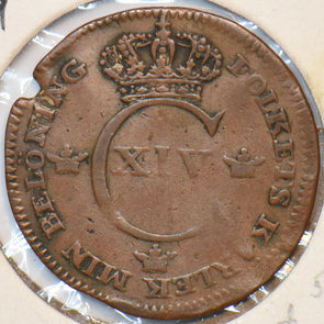 Sweden 1819 1/4 Skilling 194185 combine shipping