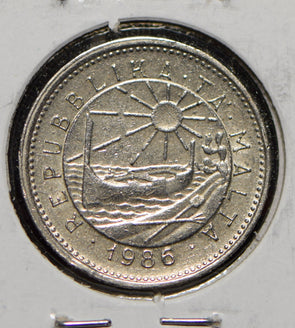 Malta 1986 5 Cents Freshwater crab animal  901323 combine shipping