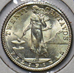 Philippines 1945 D 20 Centavos Eagle animal BU 490668 combine shipping