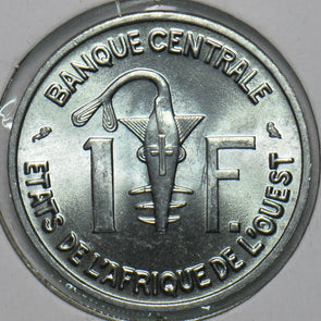 French Equatorial Africa 1961 Franc Gazelle animal 297831 combine shipping