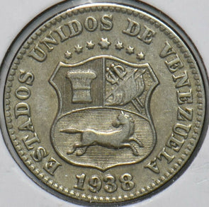 Venezuela 1938 5 Centimos Horse animal 195048 combine shipping