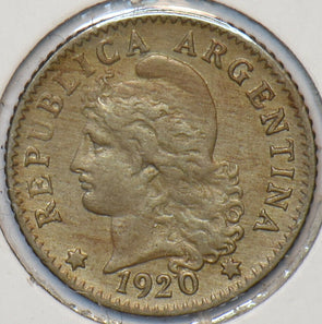 Argentina 1920 5 Centavos 295004 combine shipping