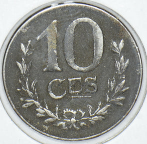 Luxembourg 1918 10 Centimes 291226 combine shipping