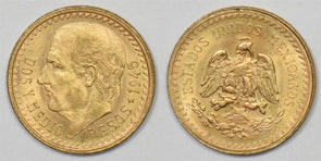 Mexico 1945 2.5 Peso gold GL0276 combine shipping