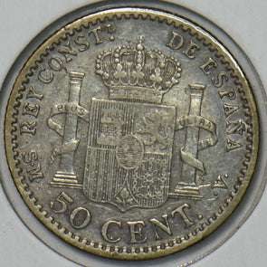Spain 1900 50 Centimos 297099 combine shipping