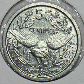 French New Caledonia 1949 50 Centimes Bird animal 196938 combine shipping