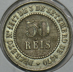 Brazil 1886 50 Reis 296872 combine shipping