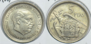 Spain 1957 5 Pesetas 299099 combine shipping