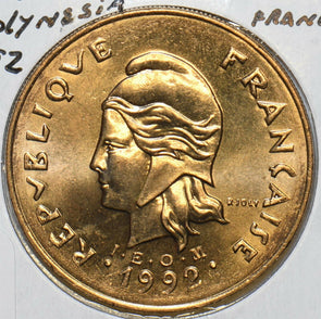 French Polynesia 1992 100 Francs 196959 combine shipping