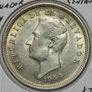 El Salvador 1944 25 Centavos 491197 combine shipping