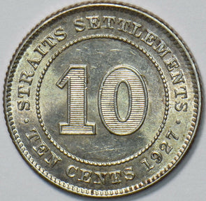 Straits Settlements 1927 10 Cents  291071 combine shipping