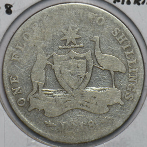 Australia 1918 Florin Kangaroo animal Emu 902595 combine shipping