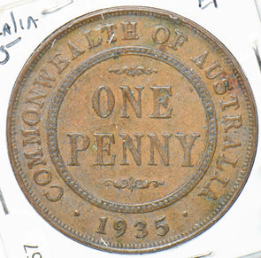 Australia 1935 Georgivs V Penny 192057 combine shipping