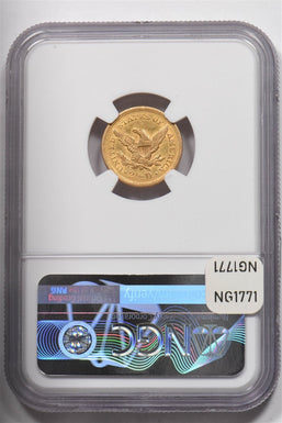 1852 Gold $2.5 Liberty Head Quarter eagle NGC AU NG1771