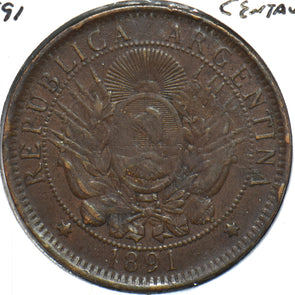 Argentina 1891 2 Centavos 294350 combine shipping
