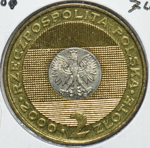 Poland 2000 2 Zlote  191808 combine shipping