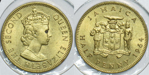 Jamaica 1964 1/2 Penny 153861 combine shipping