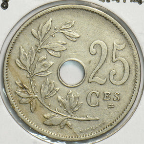 Belgium 1908 25 Centimes 0 197866 combine shipping