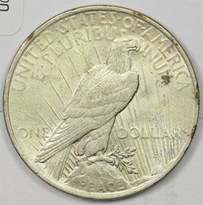 1922 Peace Dollar Silver BU U0366