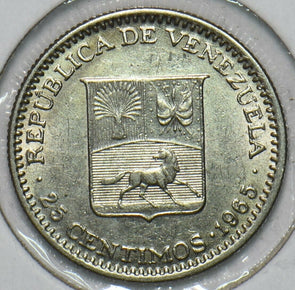 Venezuela 1965 25 Centimos 152708 combine shipping