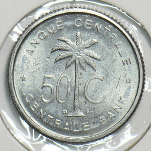 Belgium Congo 1954 50 Centimes 298509 combine shipping