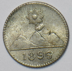Guatemala 1896 1/4 Real 295296 combine shipping