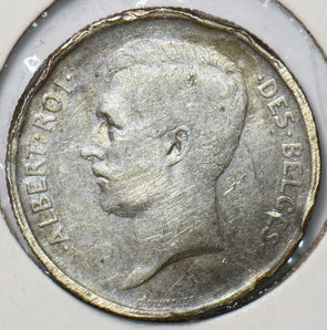 Belgium 1911 2 Francs 902422 combine shipping