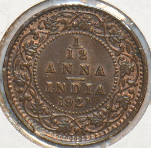 British India 1921 1/12 Anna 151290 combine shipping