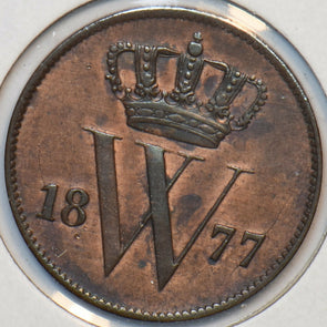 Netherlands 1877 Cent Lion animal 296337 combine shipping