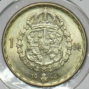 Sweden 1946 Krona 197065 combine shipping